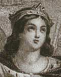 Элеонора Аквитанская. Средневековая гравюра (фрагмент)