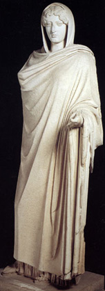  Аспазия. Скульптура V в. до н. э.