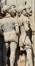 Фрагмент рельефа арки Константина, IV век, Рим