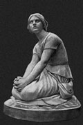 Жанна д'Арк. Скульптура Шапю.