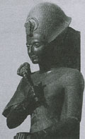 Рамсес II. Статуя из черного гранита. XIII в. до н. э.